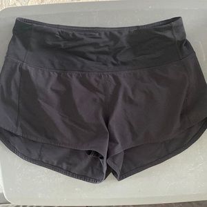 Lululemon High rise speed up shorts 2.5” size 8.